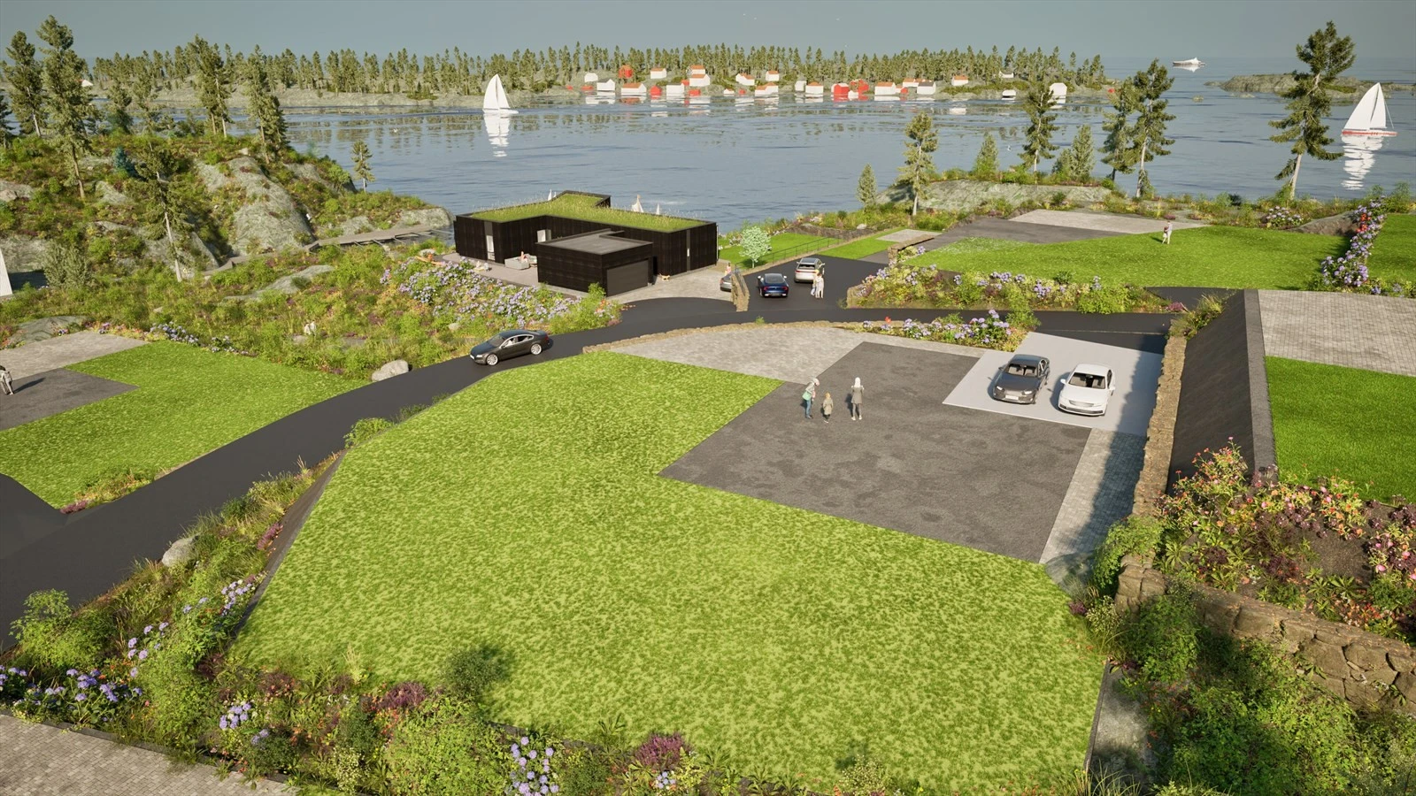 Tomt 11 - Grønt Mulig uteareal Mørkegrått Mulig bygningsareal Galleribilde