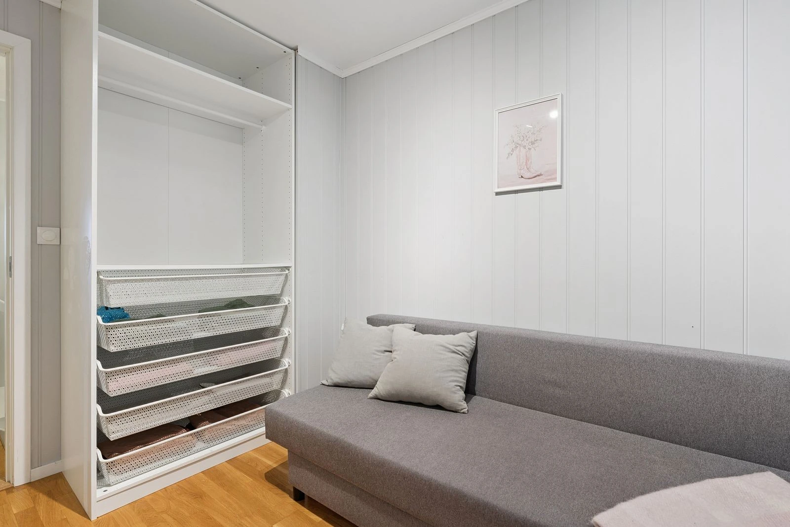 Praktisk og fleksibelt rom - her kan både arbeid og avslapning kombineres.