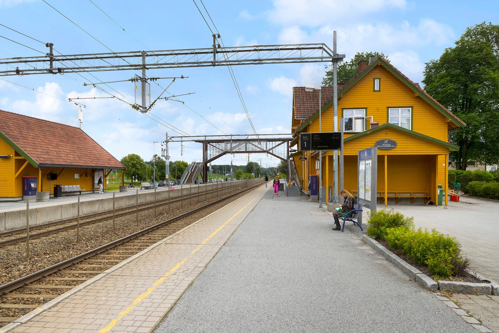 Togstasjonen like ved Galleribilde