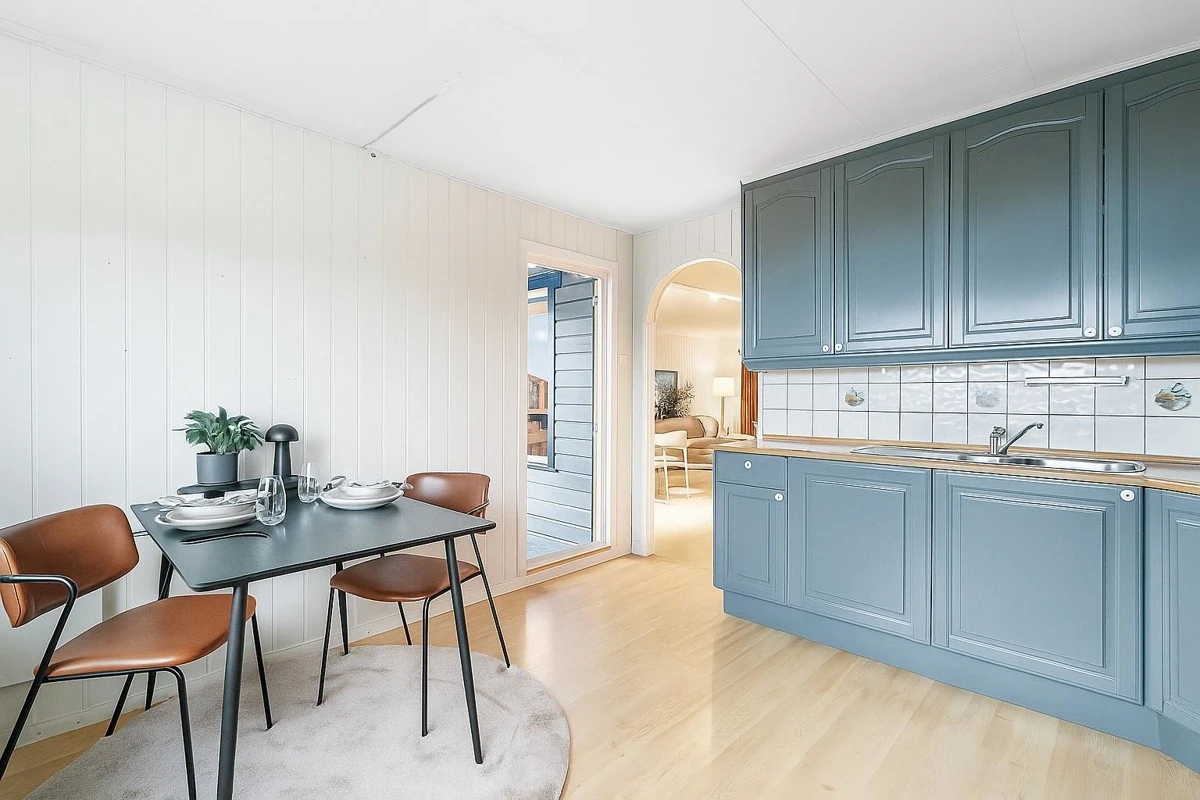 Fra kjøkkenet har du adkomst terrasse Galleribilde