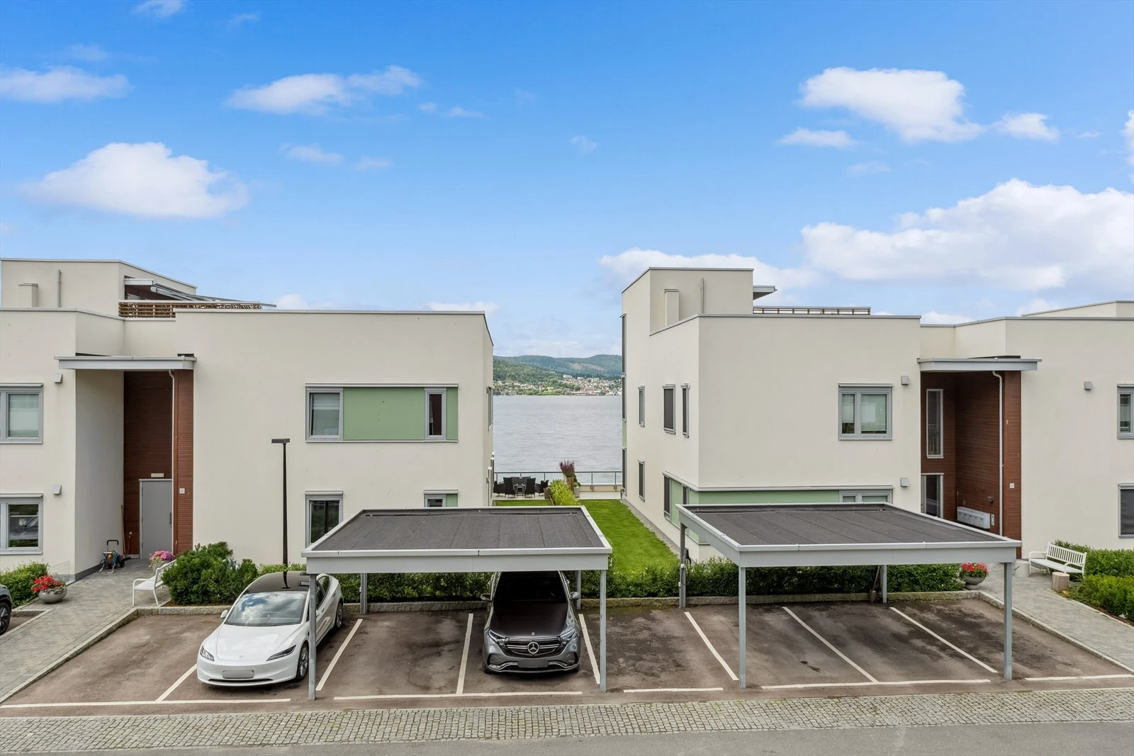 Utsikt fra terrassen