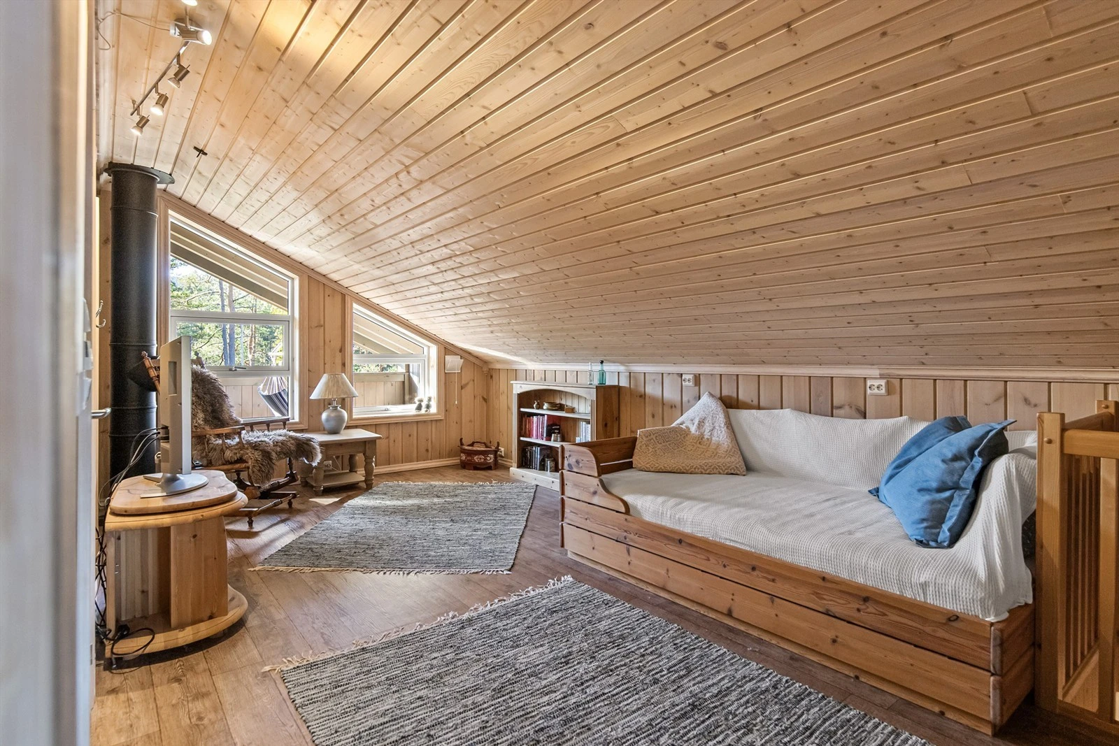 Koselig stue som er perfekt for ungdommen Galleribilde