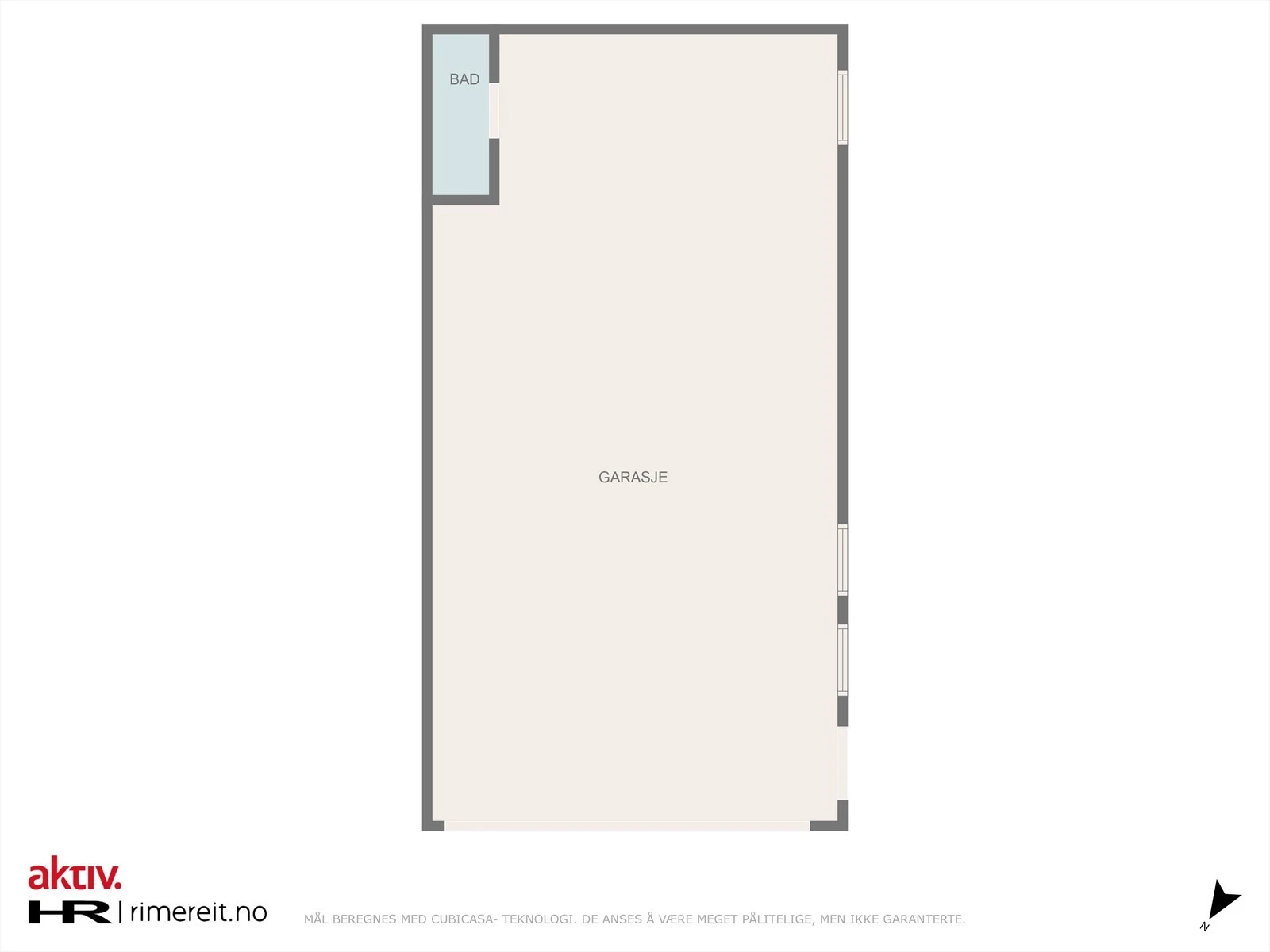 Plan 1 - Garasje Galleribilde