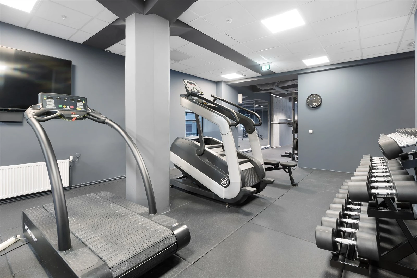 Topp moderne treningsrom, inkludert i leien. Galleribilde