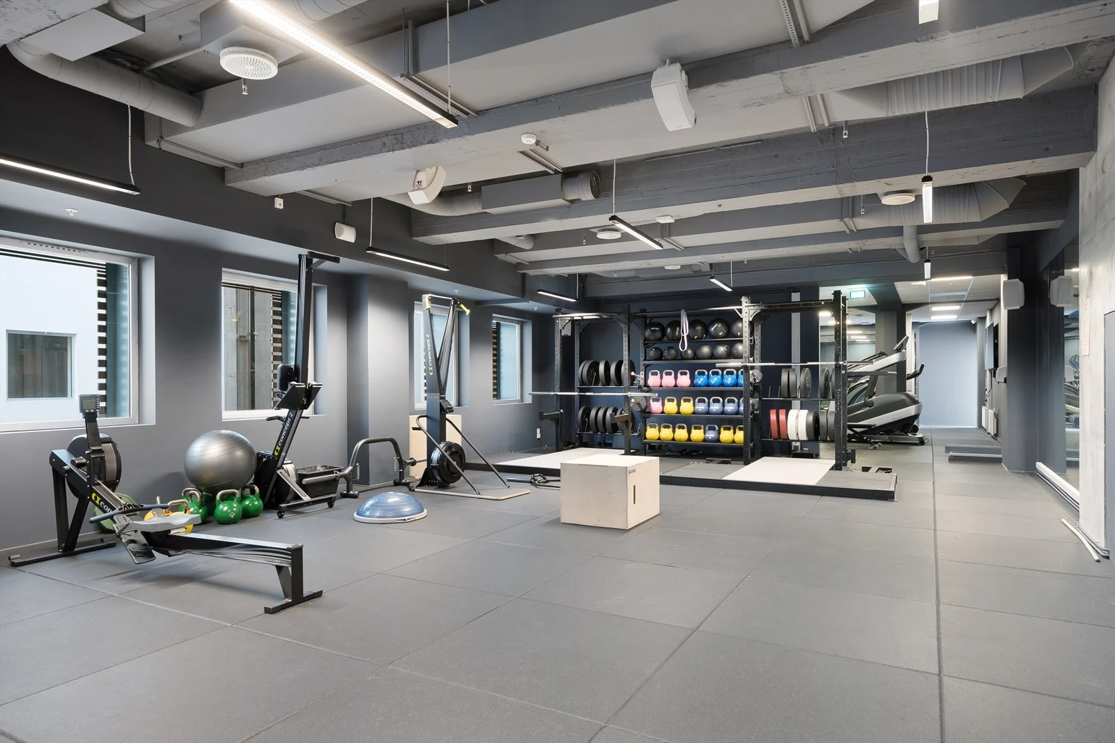 Topp moderne treningsrom, inkludert i leien. Galleribilde