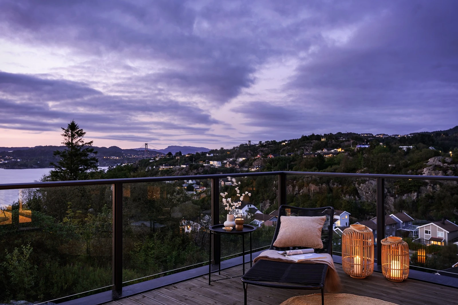 Her kan du nyte nydelige solnedganger. Galleribilde