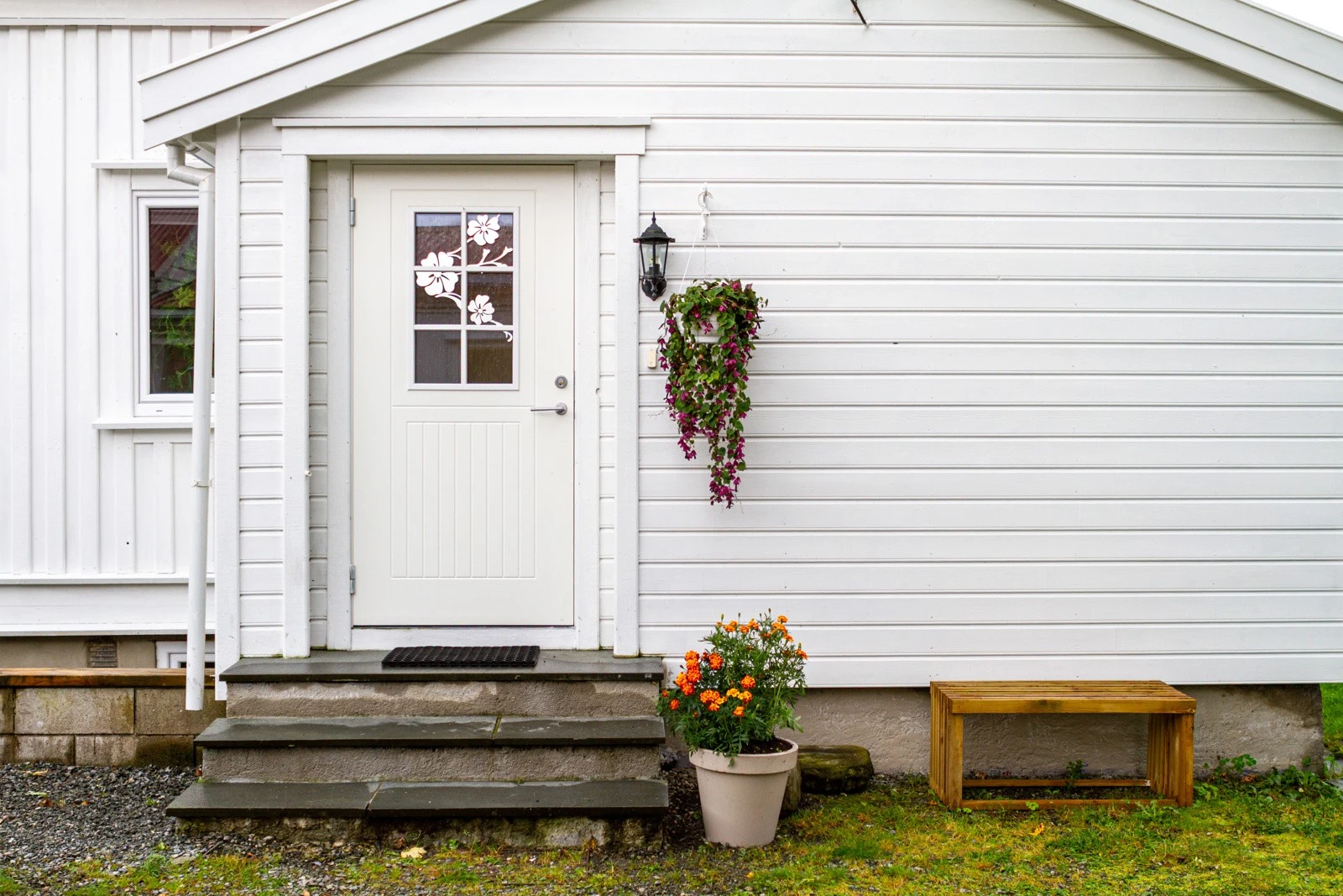 Påbygget inngangsparti. Galleribilde