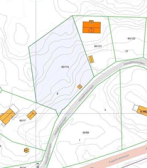 Grunnkart. Galleribilde