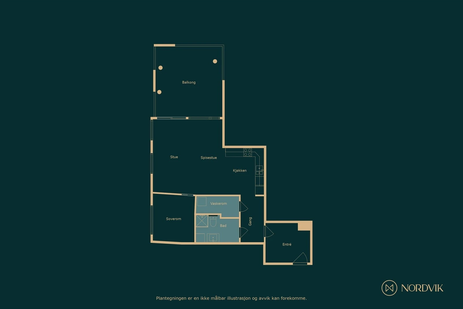 Plantegning Galleribilde