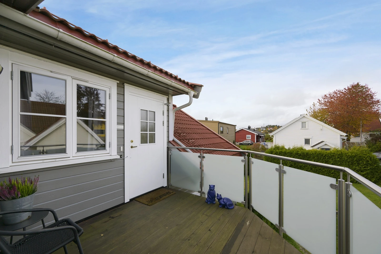 Balkong/inngangsparti mot nordøst Galleribilde