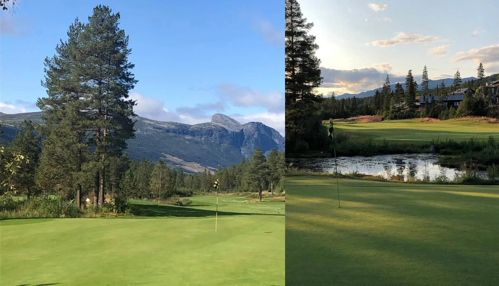 Spillmuligheter på 2 golfbaner. Galleribilde