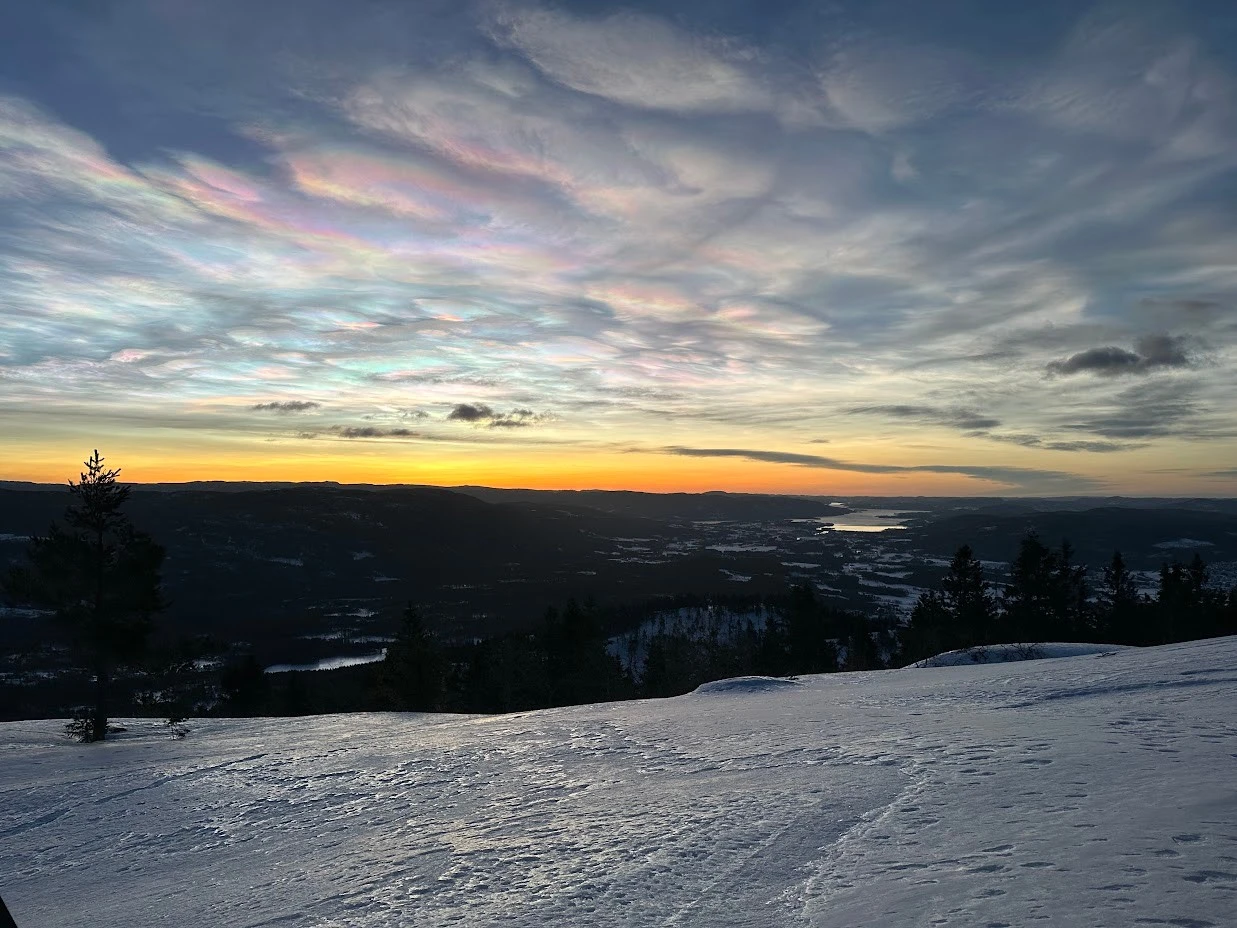 Vakre himmelhvelvinger fra hytta. Selgers private bilde. Galleribilde
