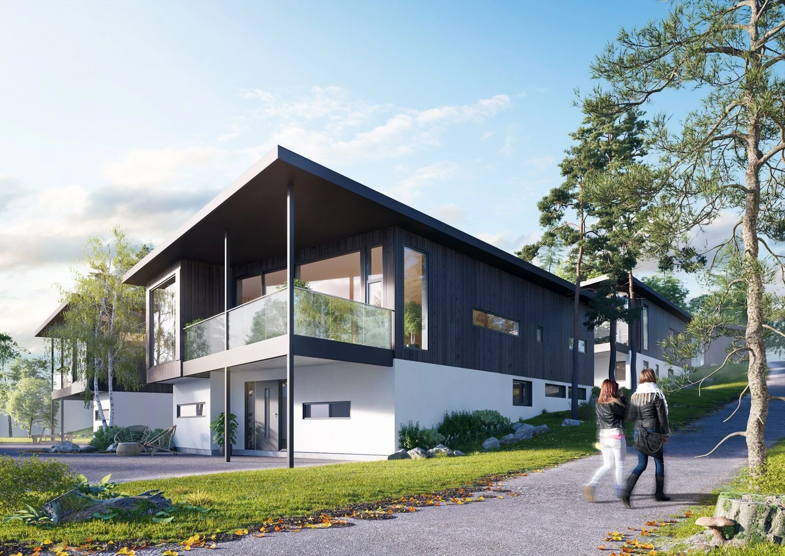 Illustrasjonsfoto av boliger som er godkjent i hht. byggetegninger vedlagt i salgsoppgaven Galleribilde