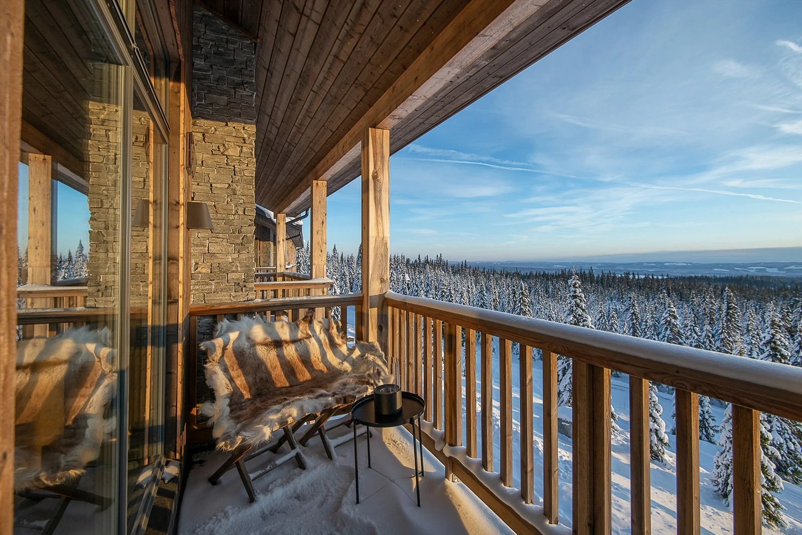 En lun og fin plass der du kan slappe av etter en dag i bakken. Galleribilde