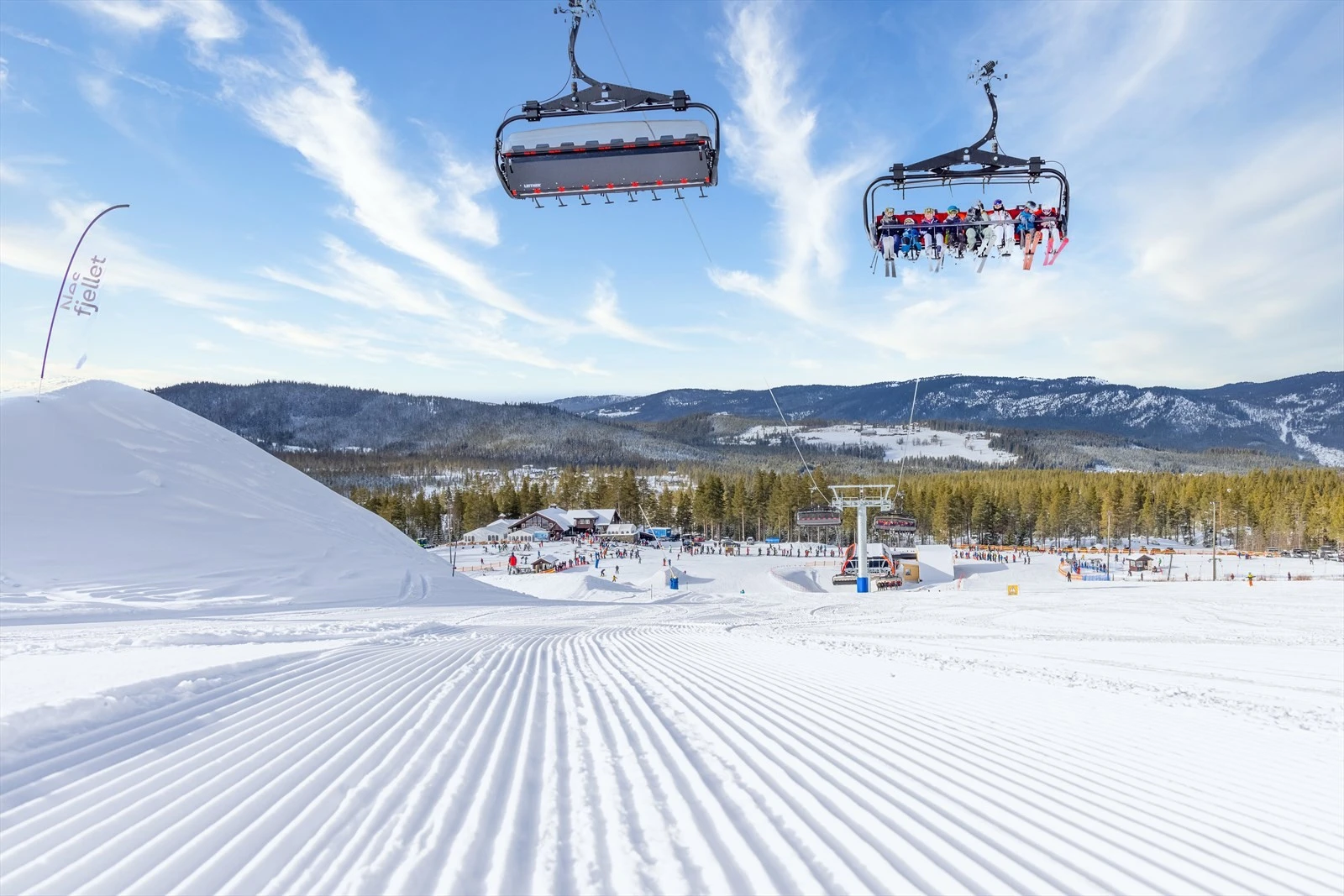 Nesfjellet er i en svært positiv utvikling og satser stort innen ski, sykling og golf Galleribilde