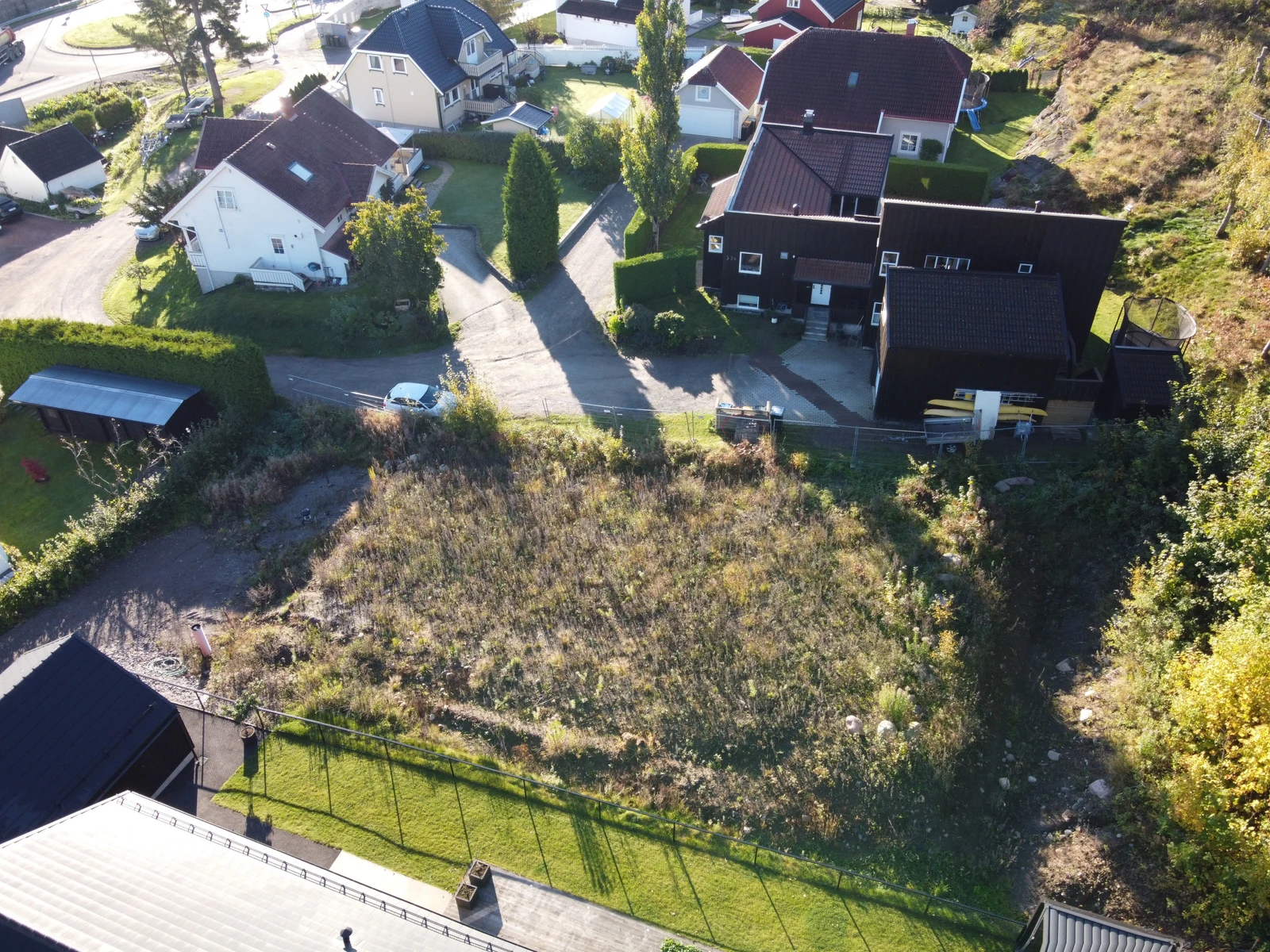 Tomt sett fra nord Galleribilde