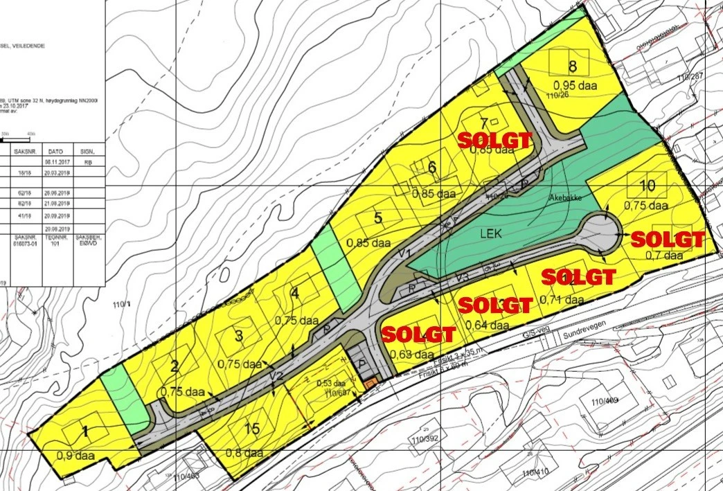 Reguleringskart Galleribilde