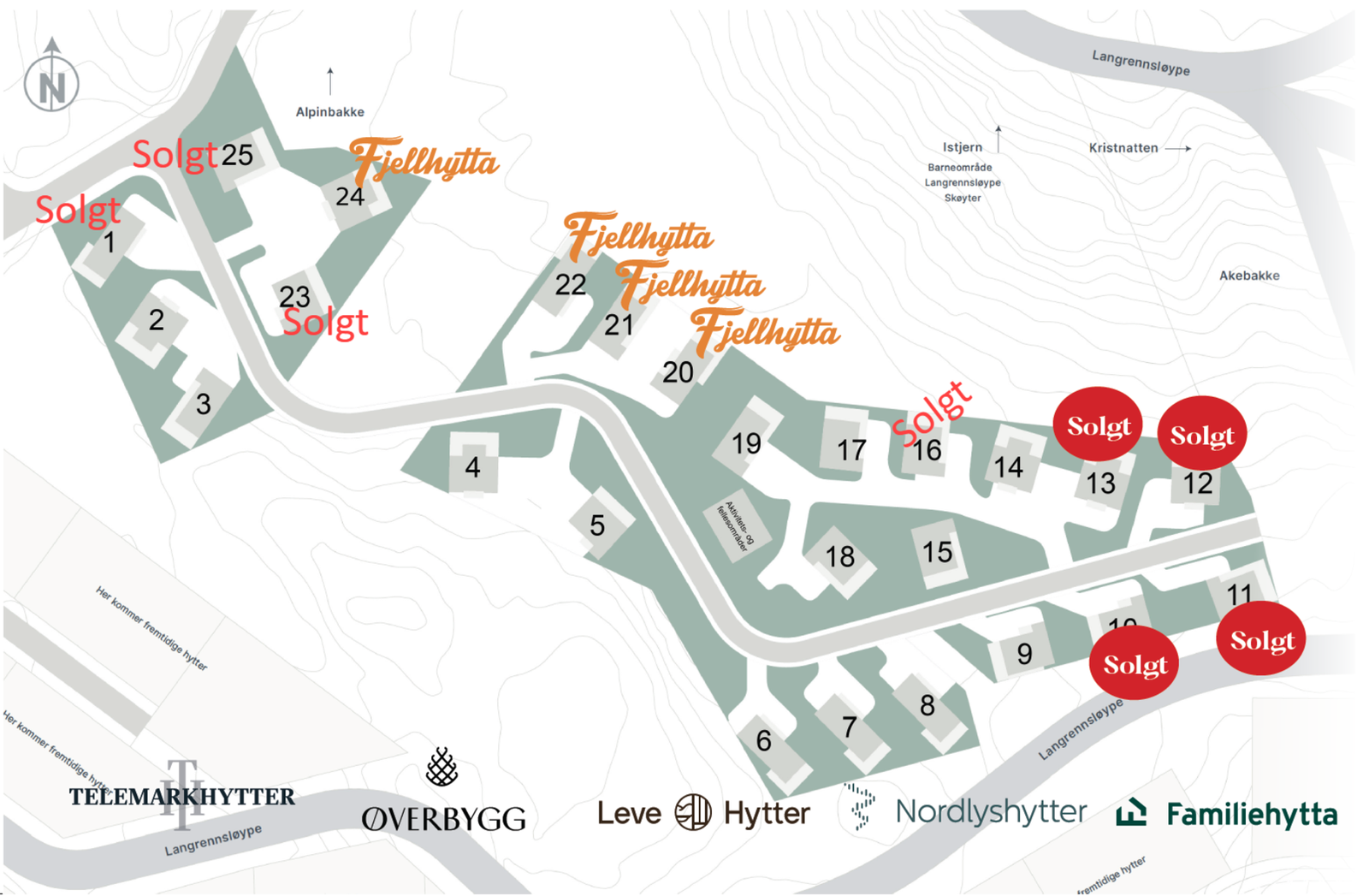 Tomtekart Sprenåsgrenda, tomt 17 er priset i annonsen. Galleribilde