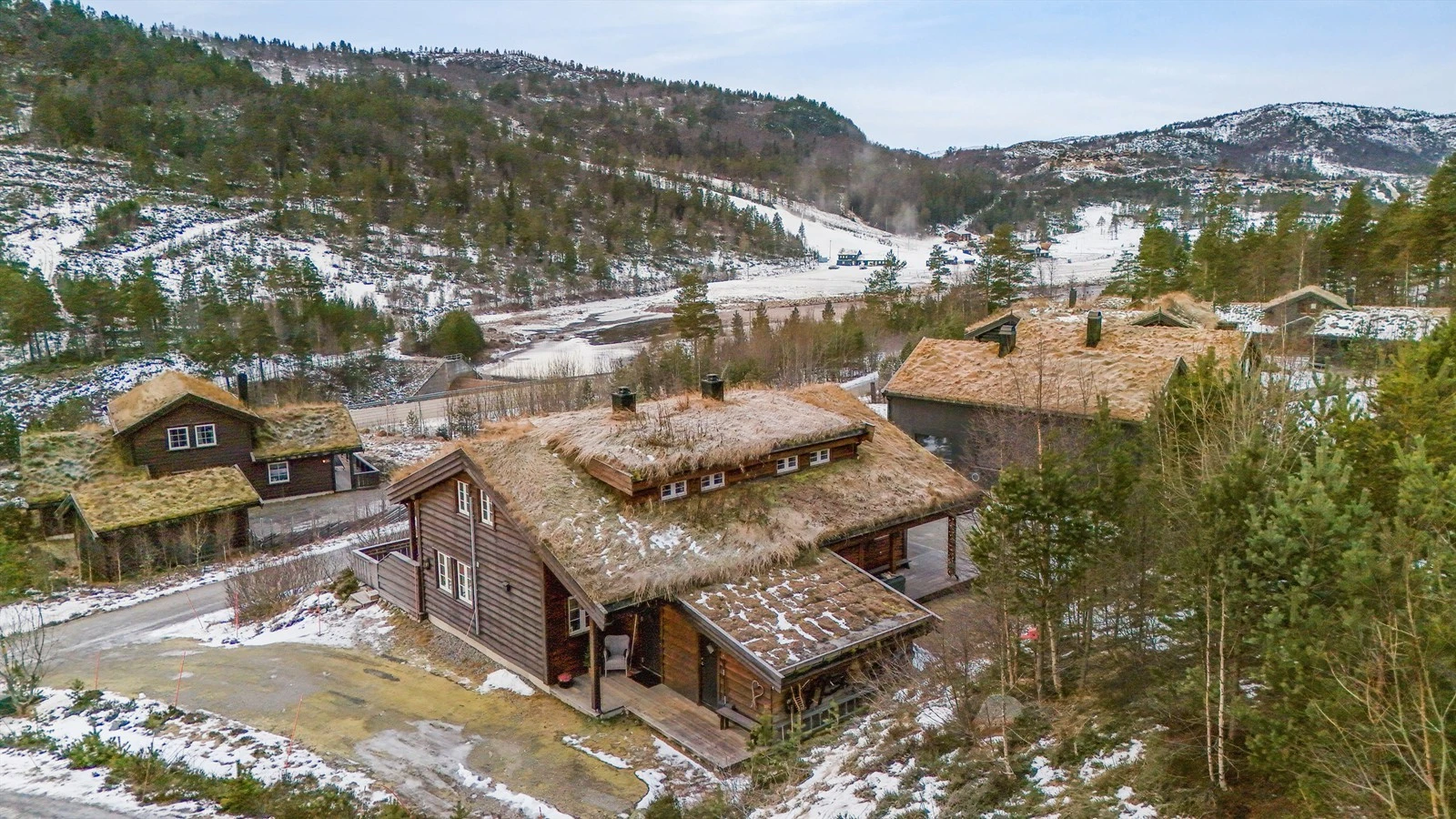 Nærheten til skisenteret. Galleribilde