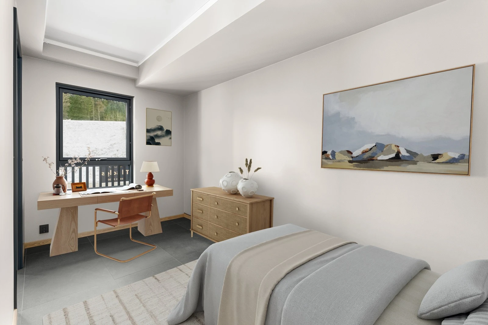 På dette rommet er det mange som setter inn familiekøye. Møblene er redigert inn. Galleribilde