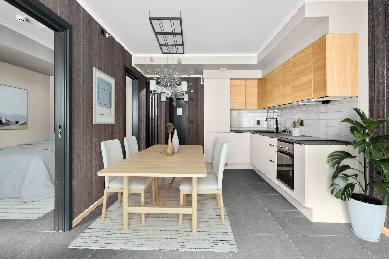 Her har vi stylet inn møbler for å vise hvordan det kan se ut. Galleribilde