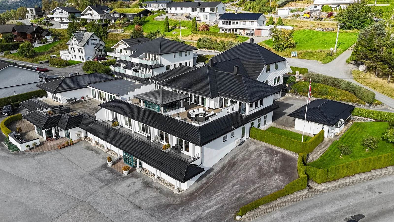 Dronefoto. Galleribilde