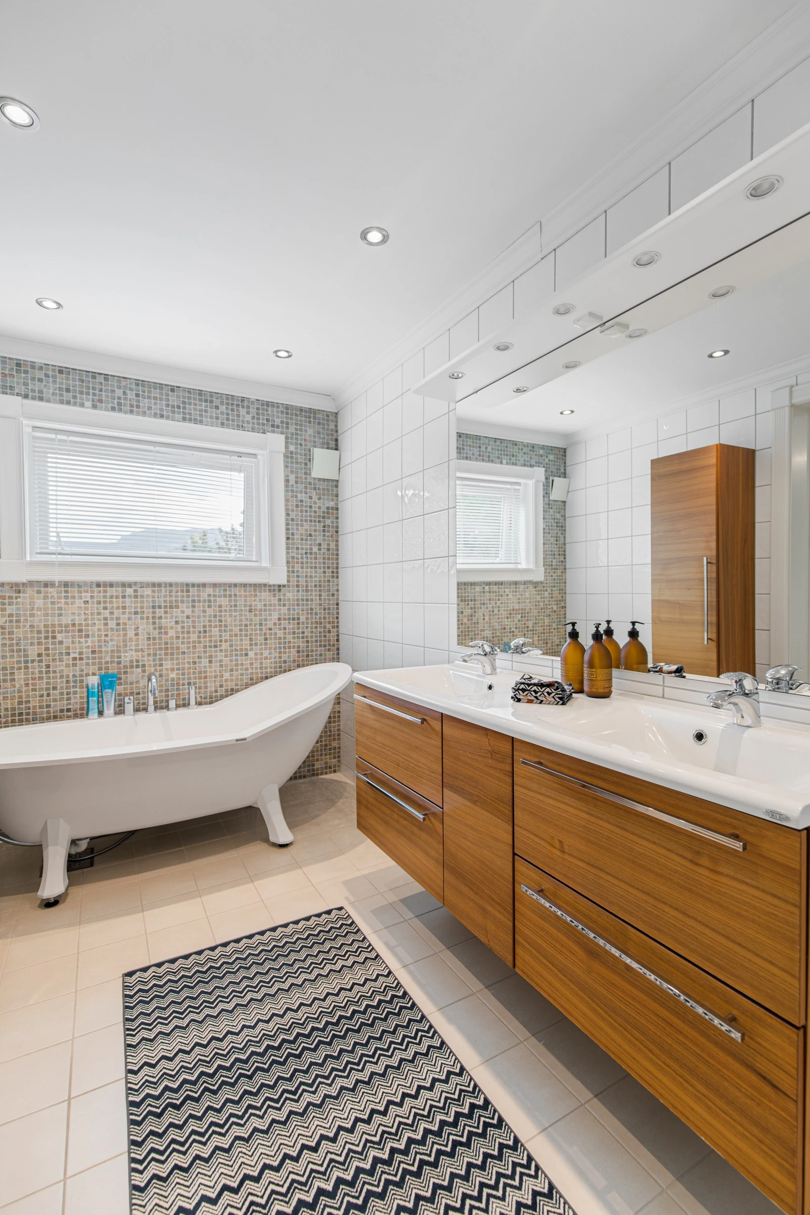 Også dette badet er helfliset. Galleribilde