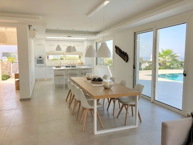 Drømmekjøkken spesialdesignet av norsk interiørarkitekt med integrerte hvitevarer Galleribilde