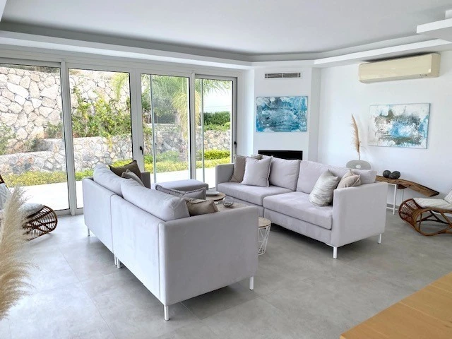 Stue med peis Galleribilde