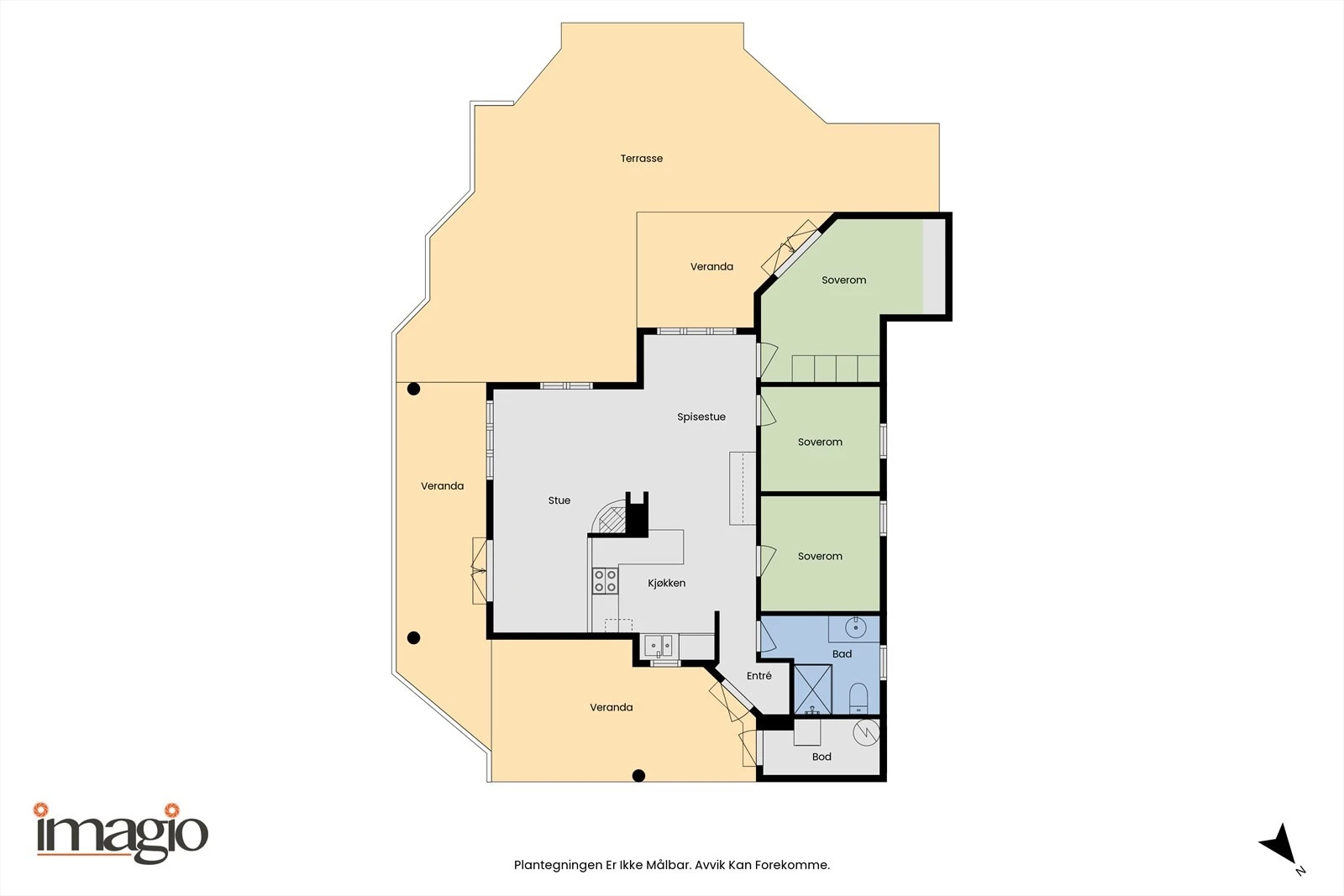 Plantegning Galleribilde