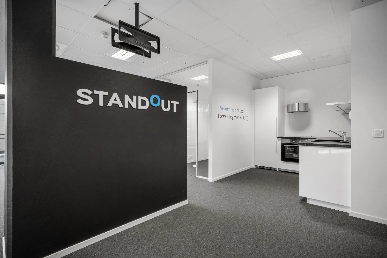 Sosialsone med mulighet for innredning til kontorlandskap Galleribilde