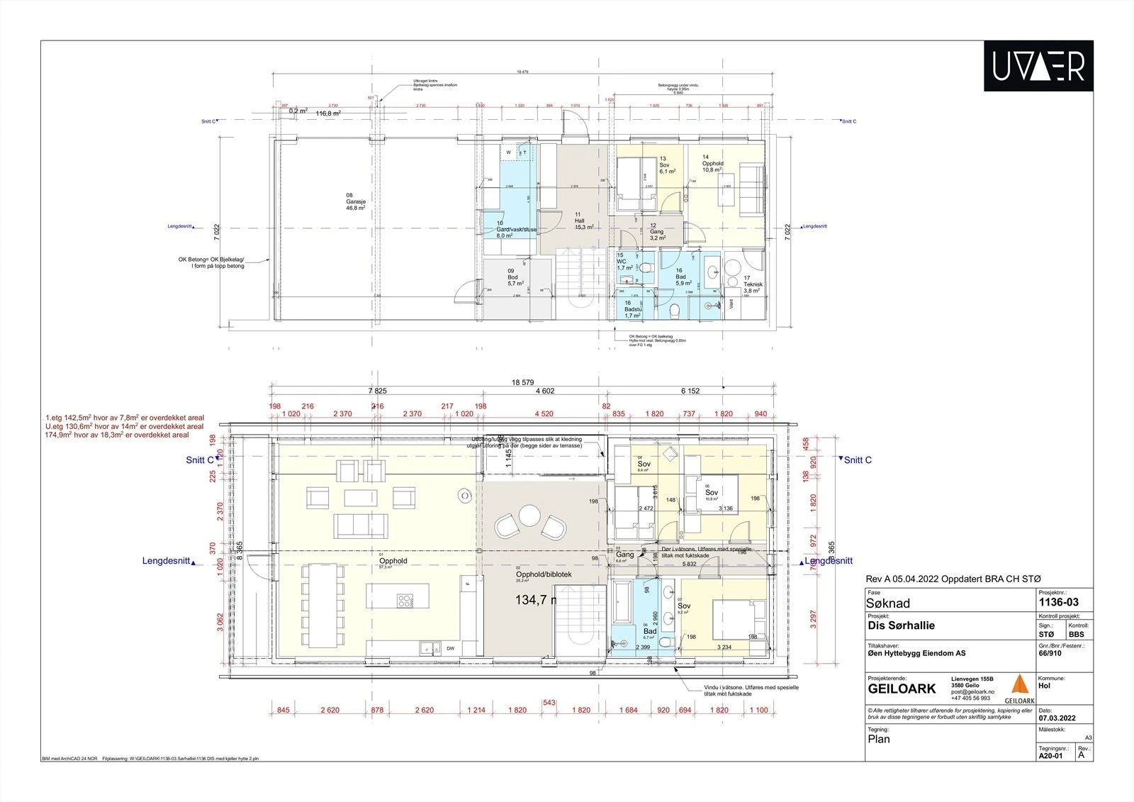 Plantegning Galleribilde