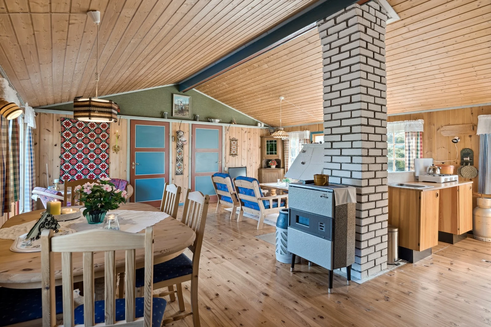 Her er det god takhøyde, som gir en god romfølelse. Galleribilde