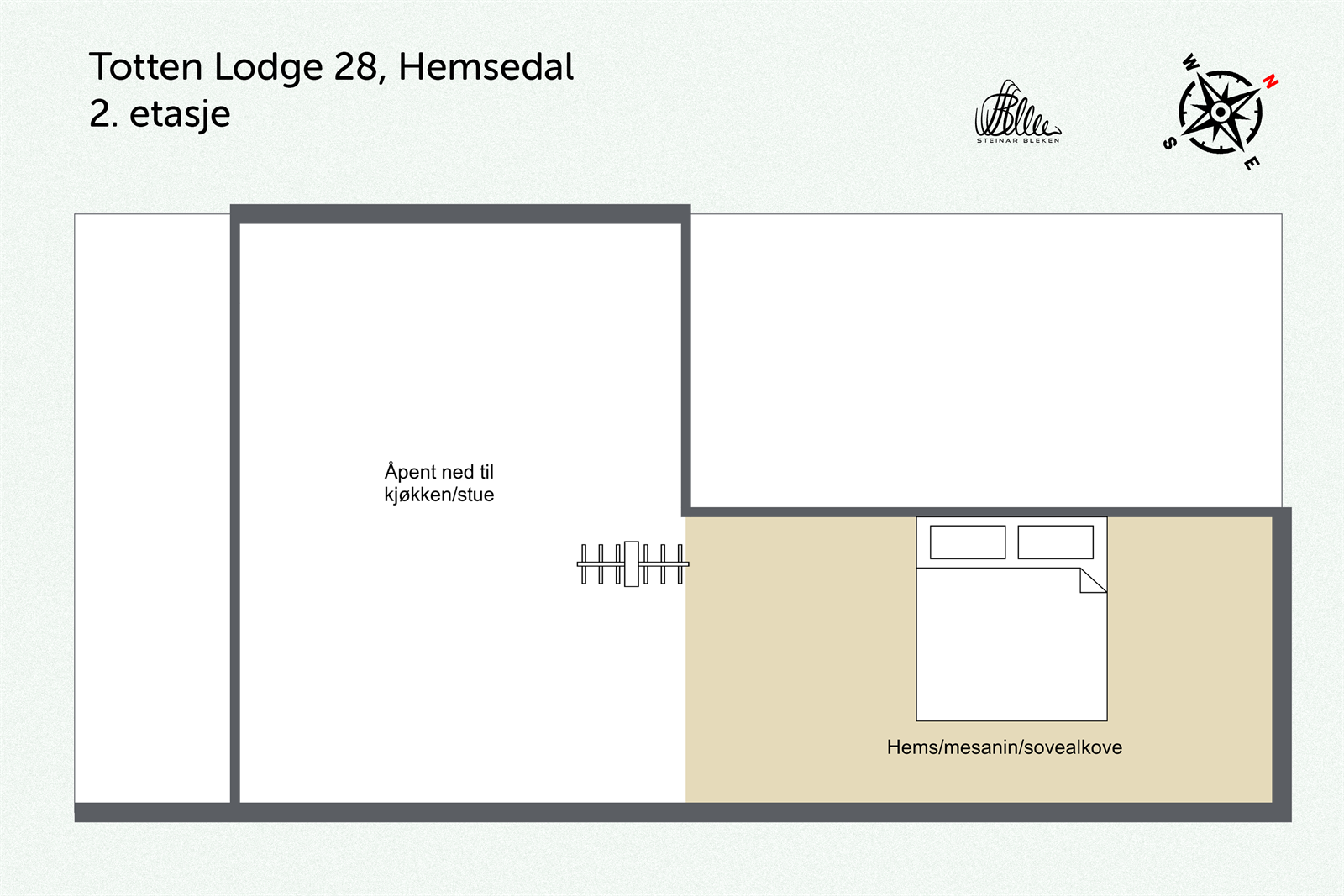 Plantegning hems. Galleribilde
