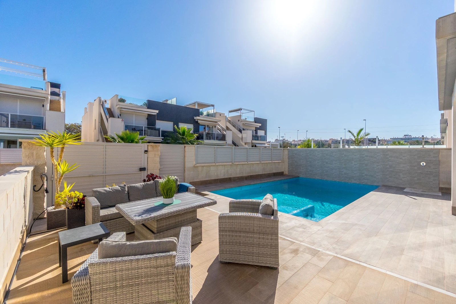 Privat saltvannsbasseng Galleribilde