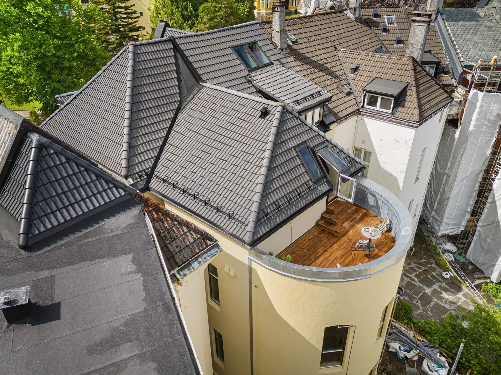 En fantastisk takterrasse Galleribilde