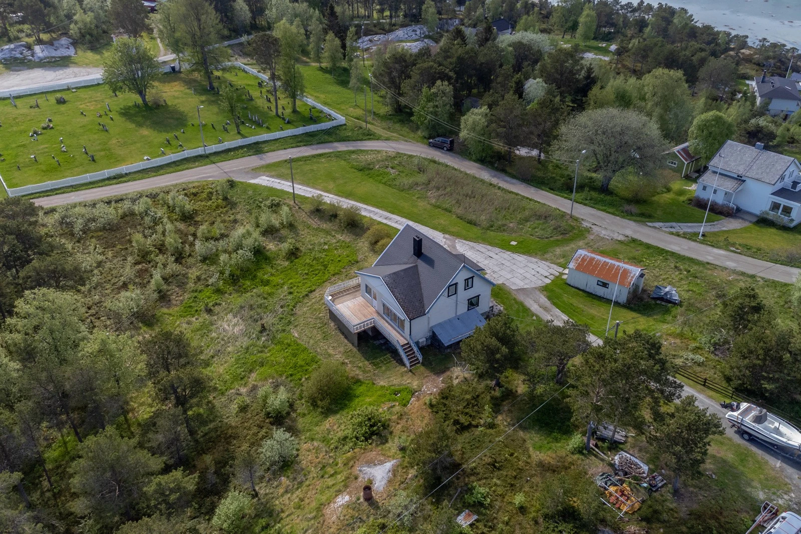 Dronebilde. Galleribilde