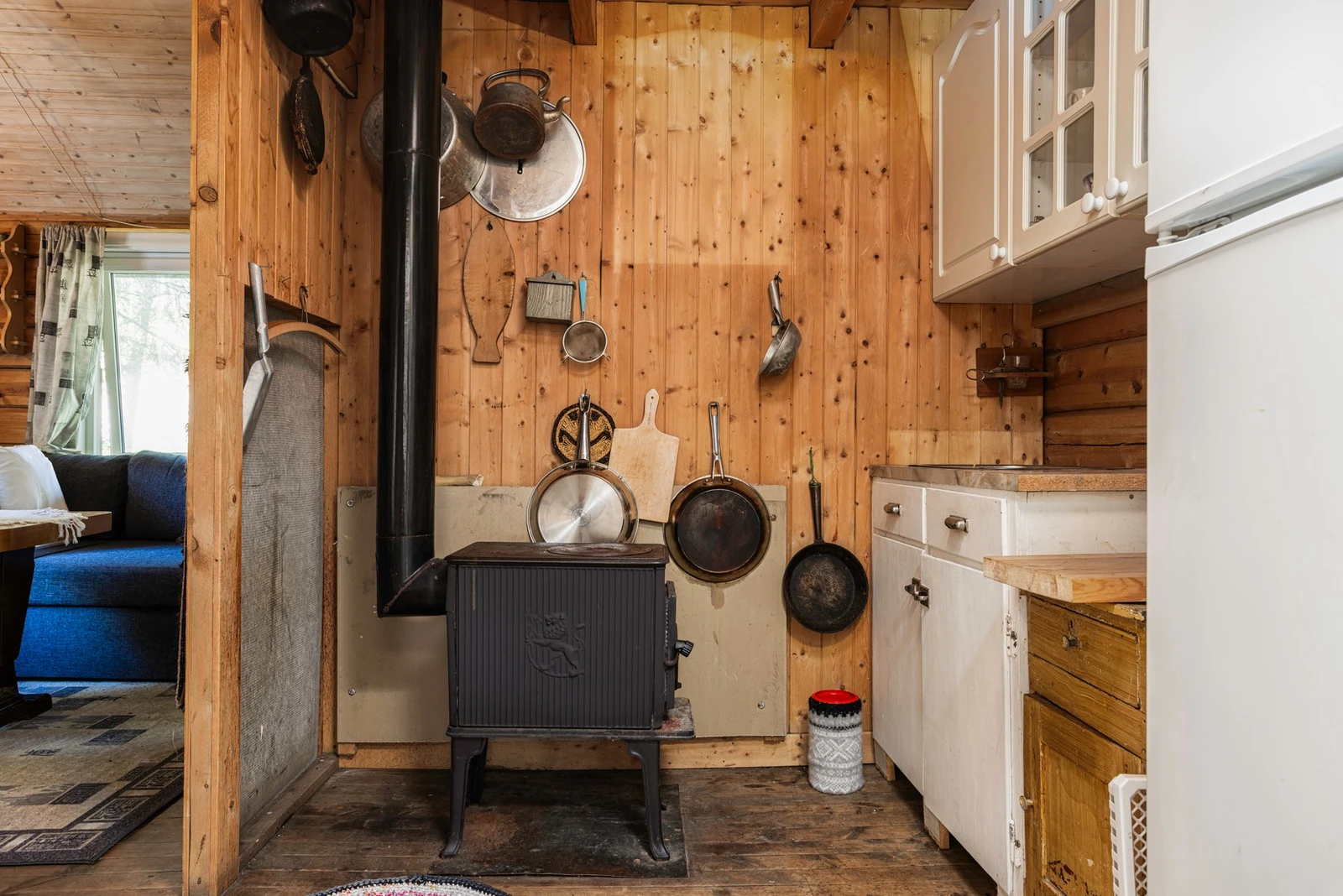 Deler av hytten har behov for modernisering. Galleribilde