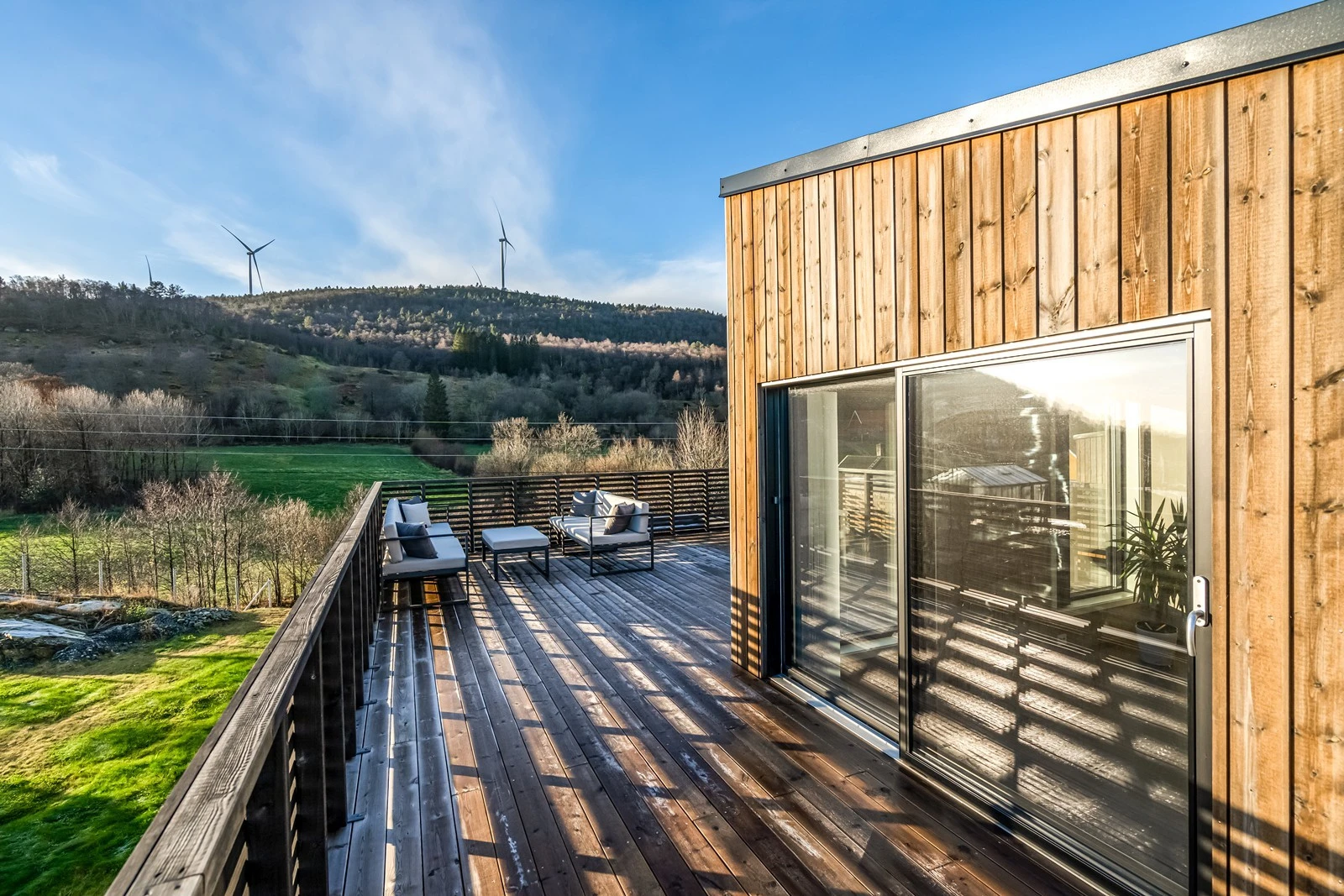 Utsikt fra takterrassen. Galleribilde