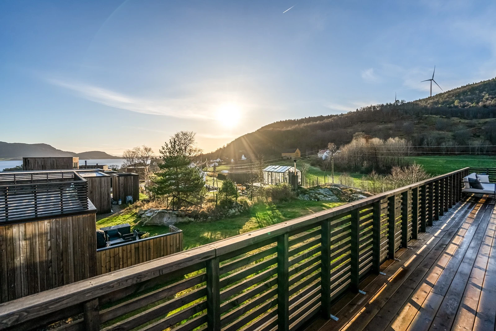 Utsikt fra takterrassen. Galleribilde