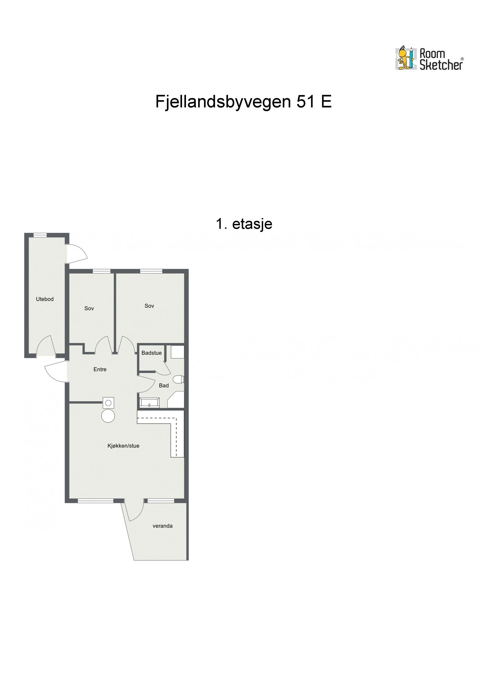 Plantegning Galleribilde