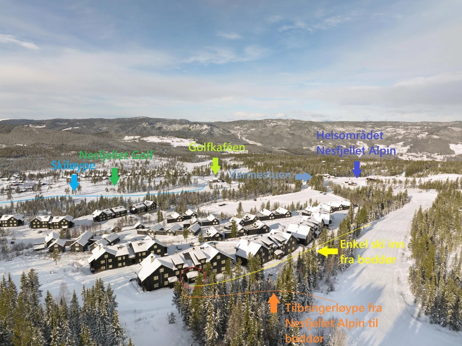 Her ligger "alle" aktiviteter rett utenfor døren Galleribilde