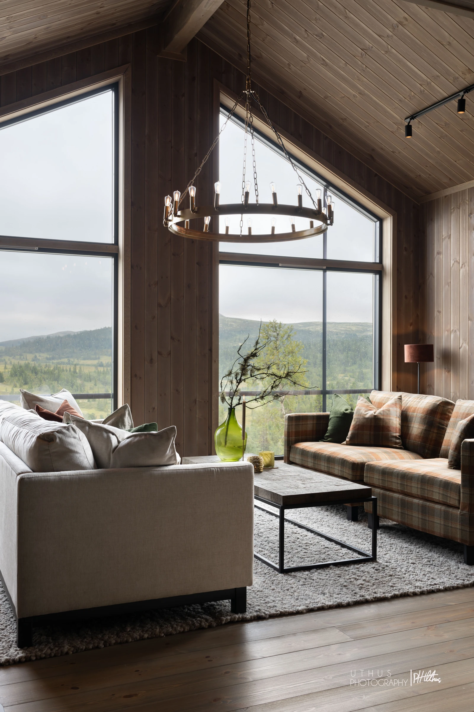 Tilsvarende hytte som avbildet bygges her på Timmermannsstølen - mindre avvik forekommer Galleribilde