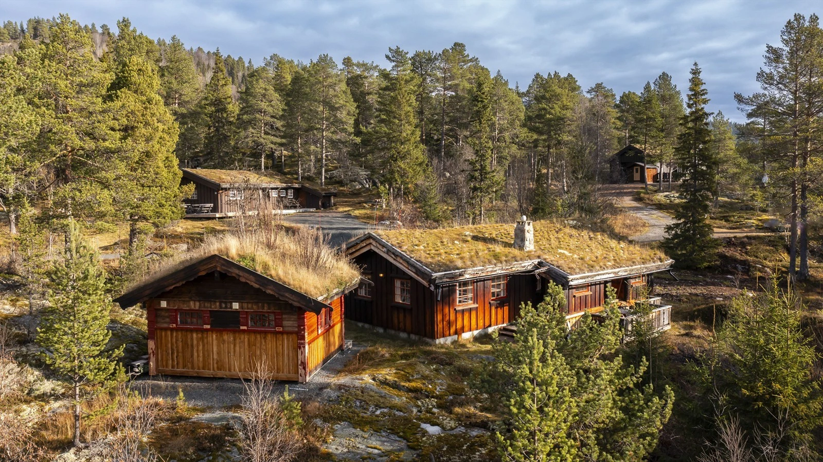 Hytte med anneks i et stille, rolig og lite hyttefelt Galleribilde