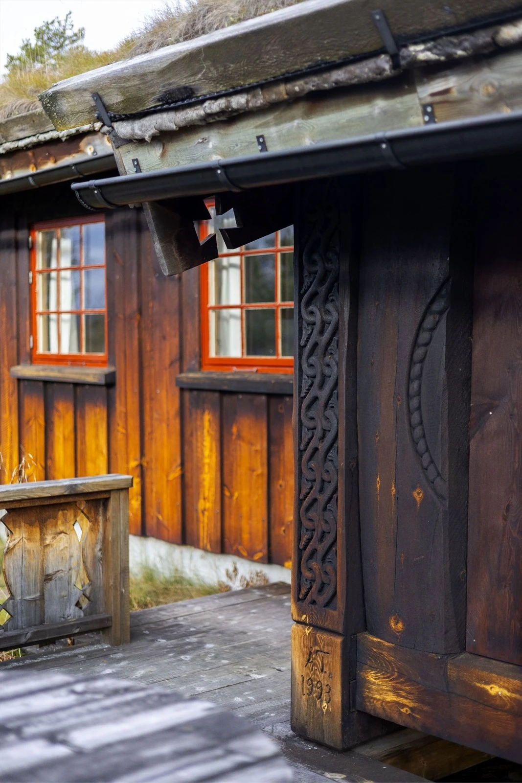 Lekre detaljer på fasade og vindski Galleribilde