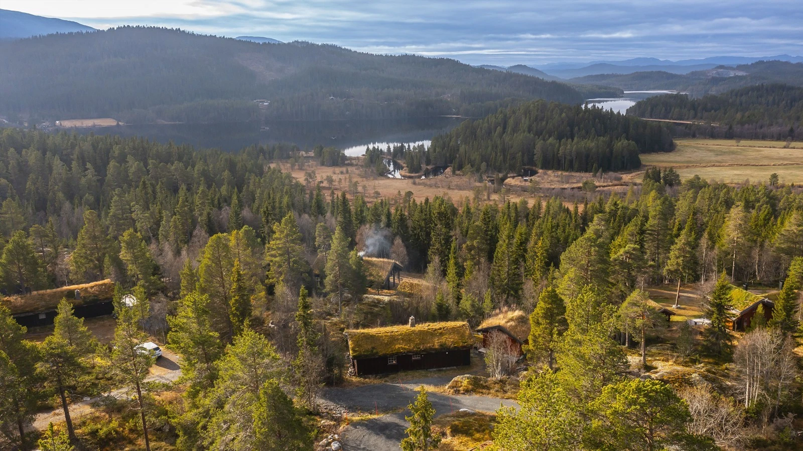 Det er kun 10 hytter på feltet Galleribilde