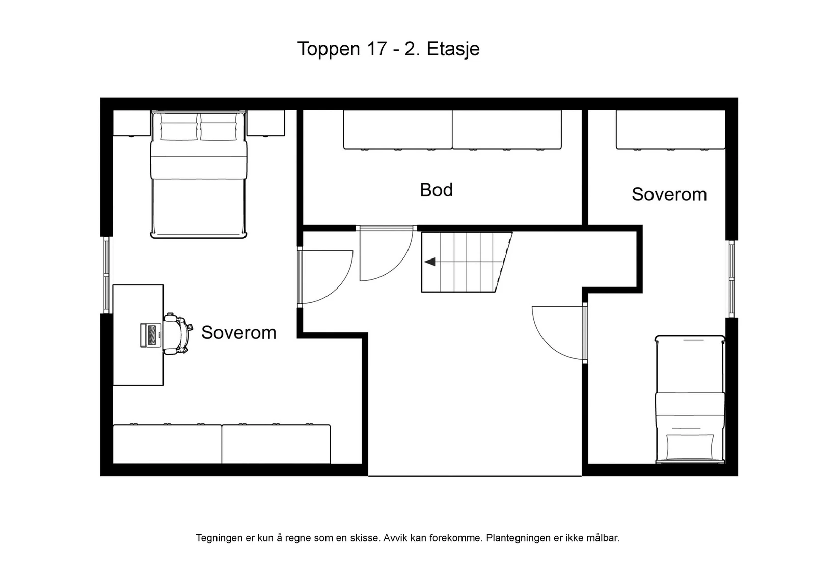 Planløsning 2. etg Galleribilde