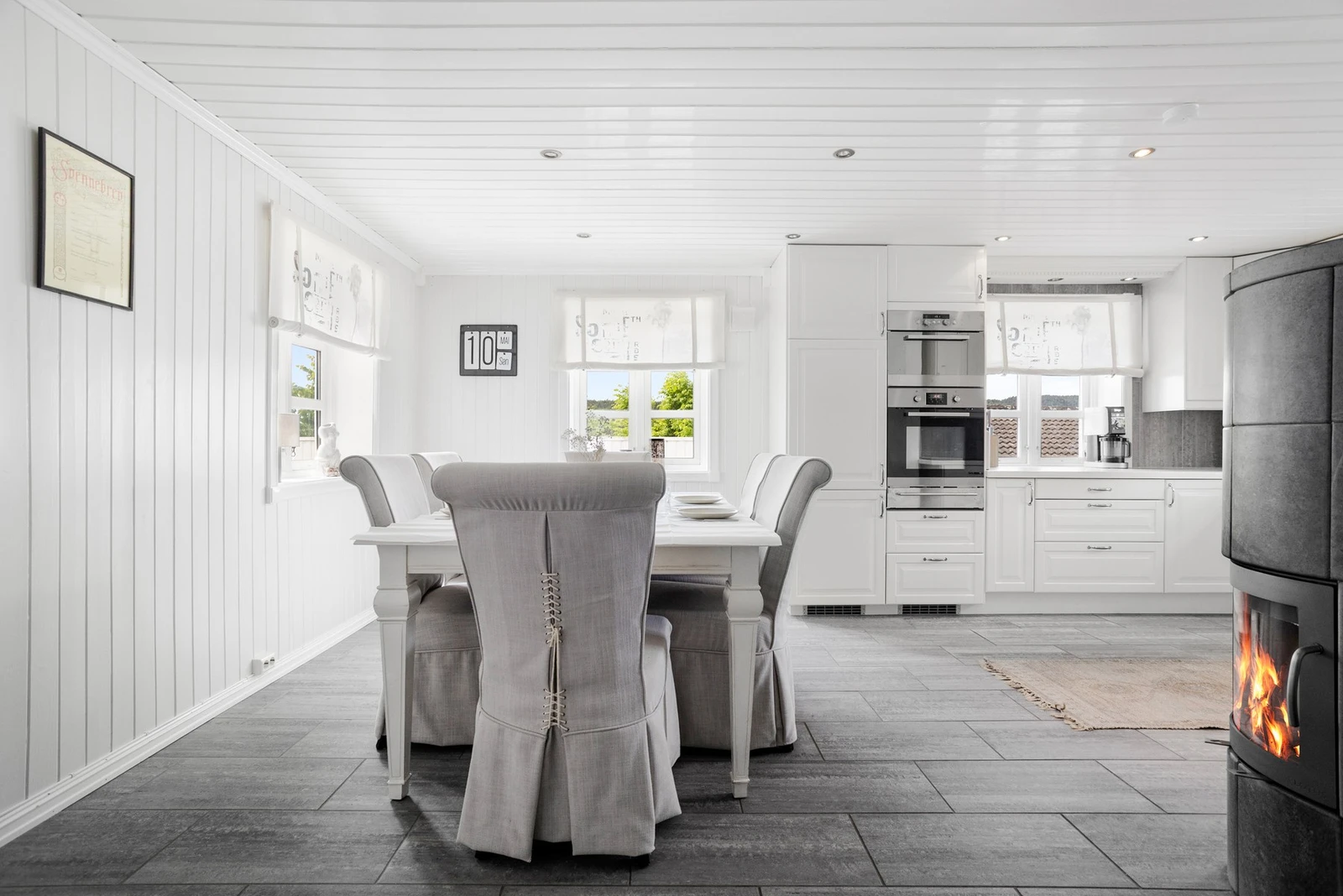 Peis som gir god varme på kalde vinterdager Galleribilde