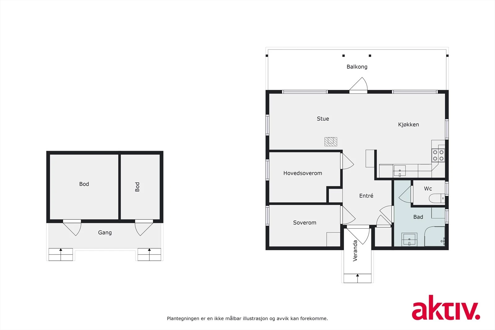 Plantegning Galleribilde