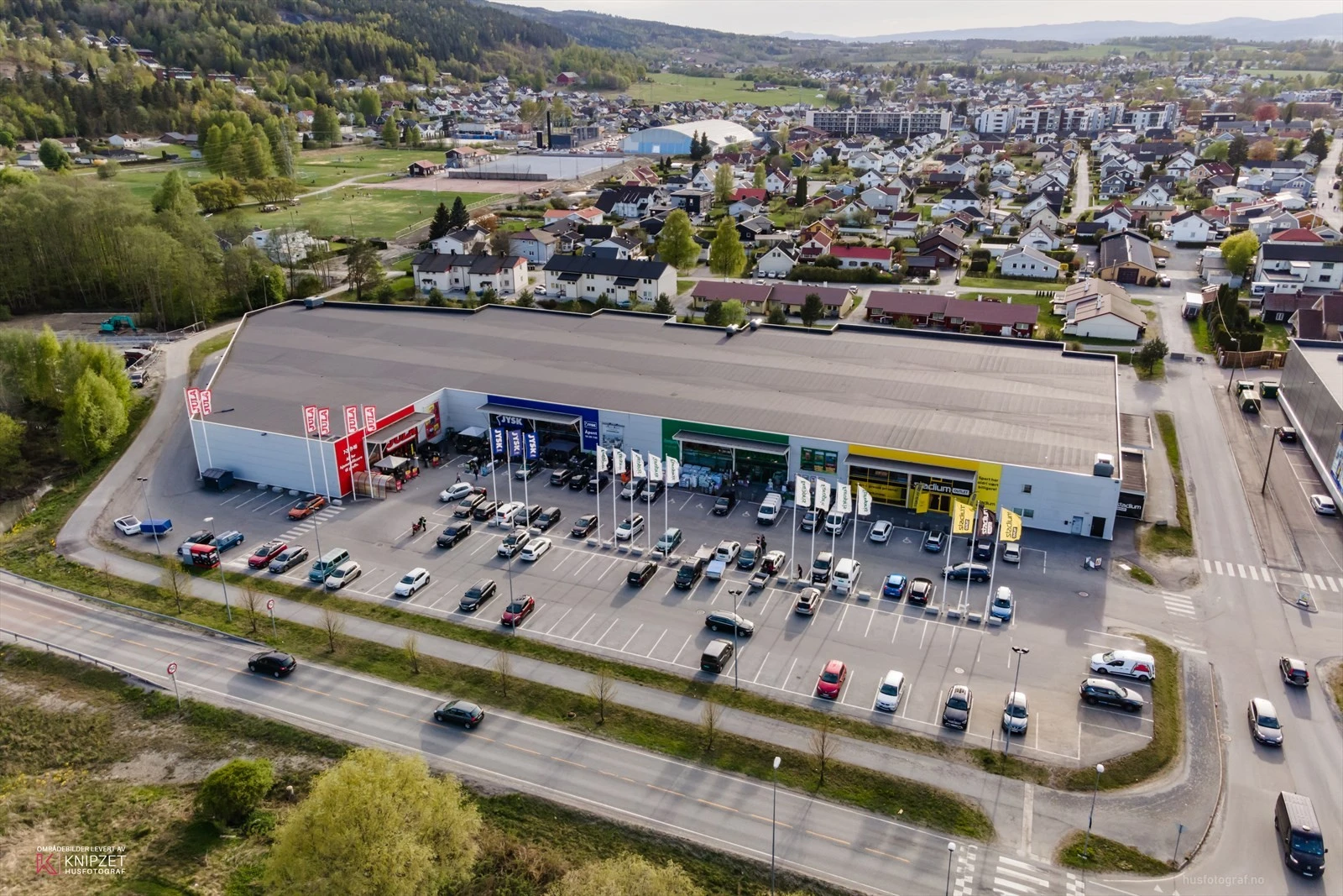 Mjøndalen har det meste av shoppingtilbud